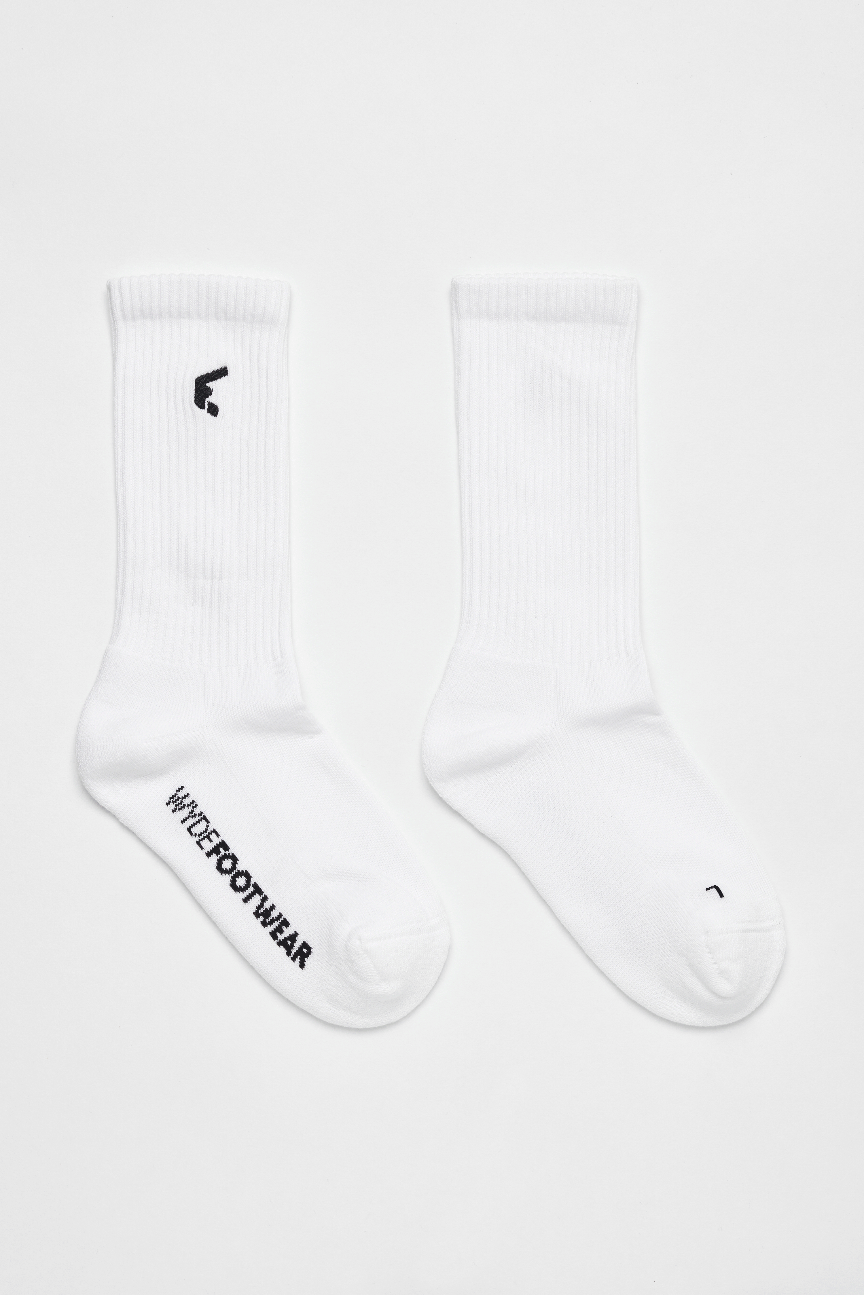 Anatomic Socks Back Embroidered White
