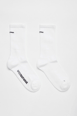 Anatomic Socks Signature Embroidered White